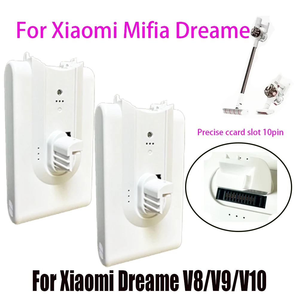 

Оригинальная сменная батарея для пылесосов Xiaomi Dreame, полная серия V8 V9 V10 VVN3 VVN4 XR V9P, 12000 мАч, литий-ионная батарея