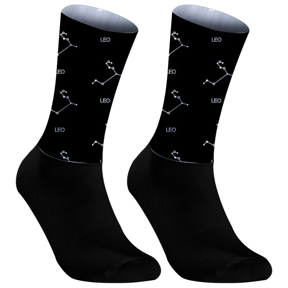 Silikon Aero Socken Sport rutsch feste 2024 neue Sommer Radfahren Outdoor Rennrad Socken