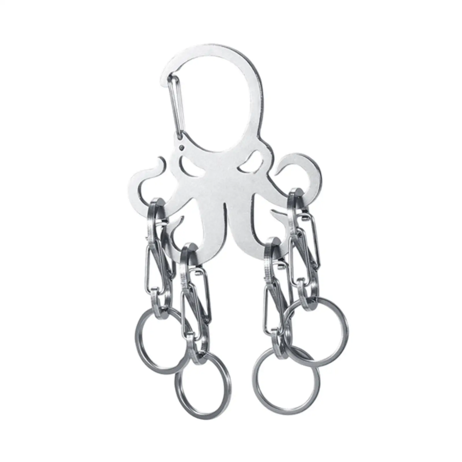 Carabiner Keychain Clip Set Key Holder Quick Release for Women Men Convenient Portable Locking Carabiner Keychain Organizer