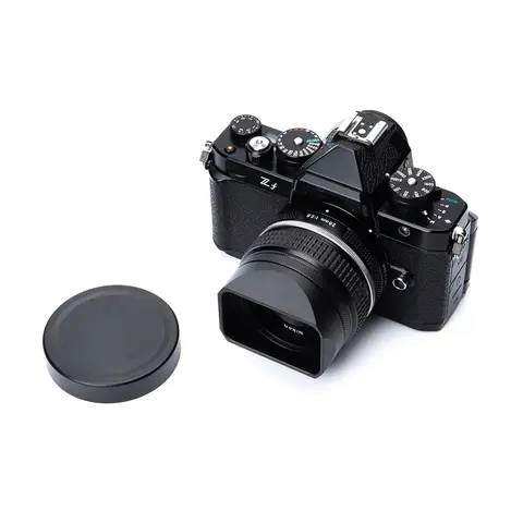 Parasol cuadrado para lente de cámara Z40F2, parasol con tornillo de Metal, tapa de lente LH-N52, reemplaza para Nikon Nikkor Z 40 F2SE/Z 40mm F2