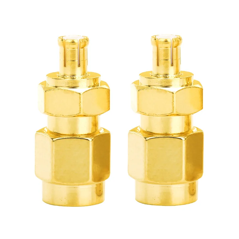 Zigotronic SMA MCX Antenna Adapter SMA Male to MCX Male Coax Connector Loss Low Coax Cable Adapter for WiFi Antenna FPV Drone