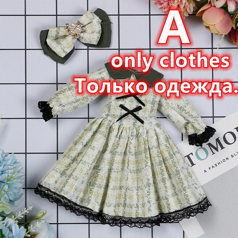 Fashion 1/6 Bjd Doll or Dress Up Clothes Accessories 30cm Princess Doll Kids Children's Girl Birthday Gift Toys