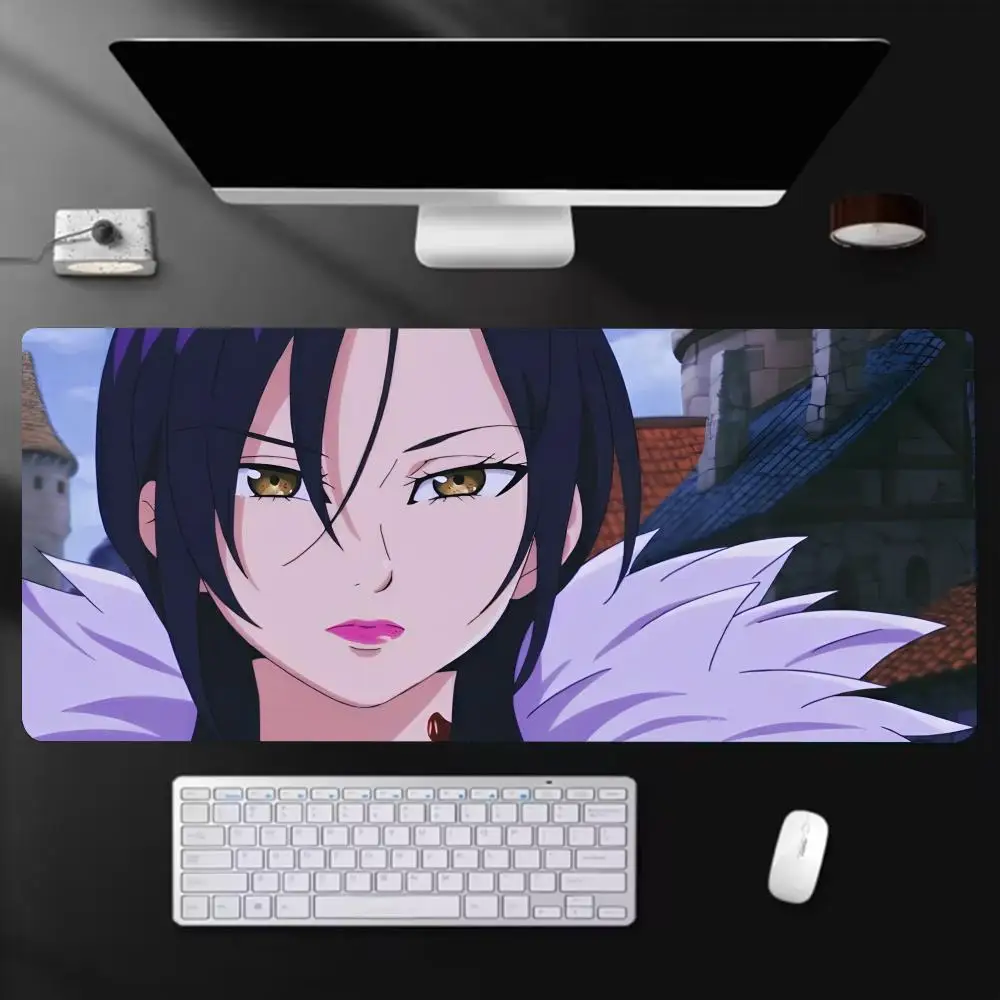 Adventurous Animation T-The Seven Deadly Sins Mouse Pad Extra Large Gaming  Non-Slip Rubber Base Stitched Edge