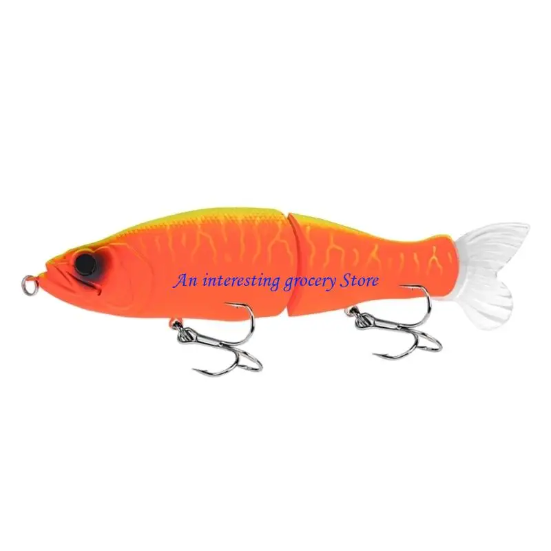 652D Multi Jointed Swimbaits Angelgerät Künstliche Harte Köder Schwimmköder 32g 135mm Langsam sinkender Angelköder mit Haken – Detail 10