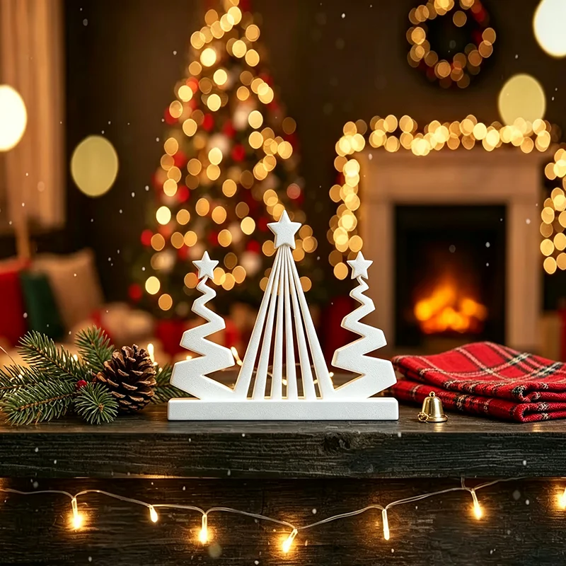Nowoczesna ażurowa figurka cho – 3D Printing Xmas recenzja i cena
