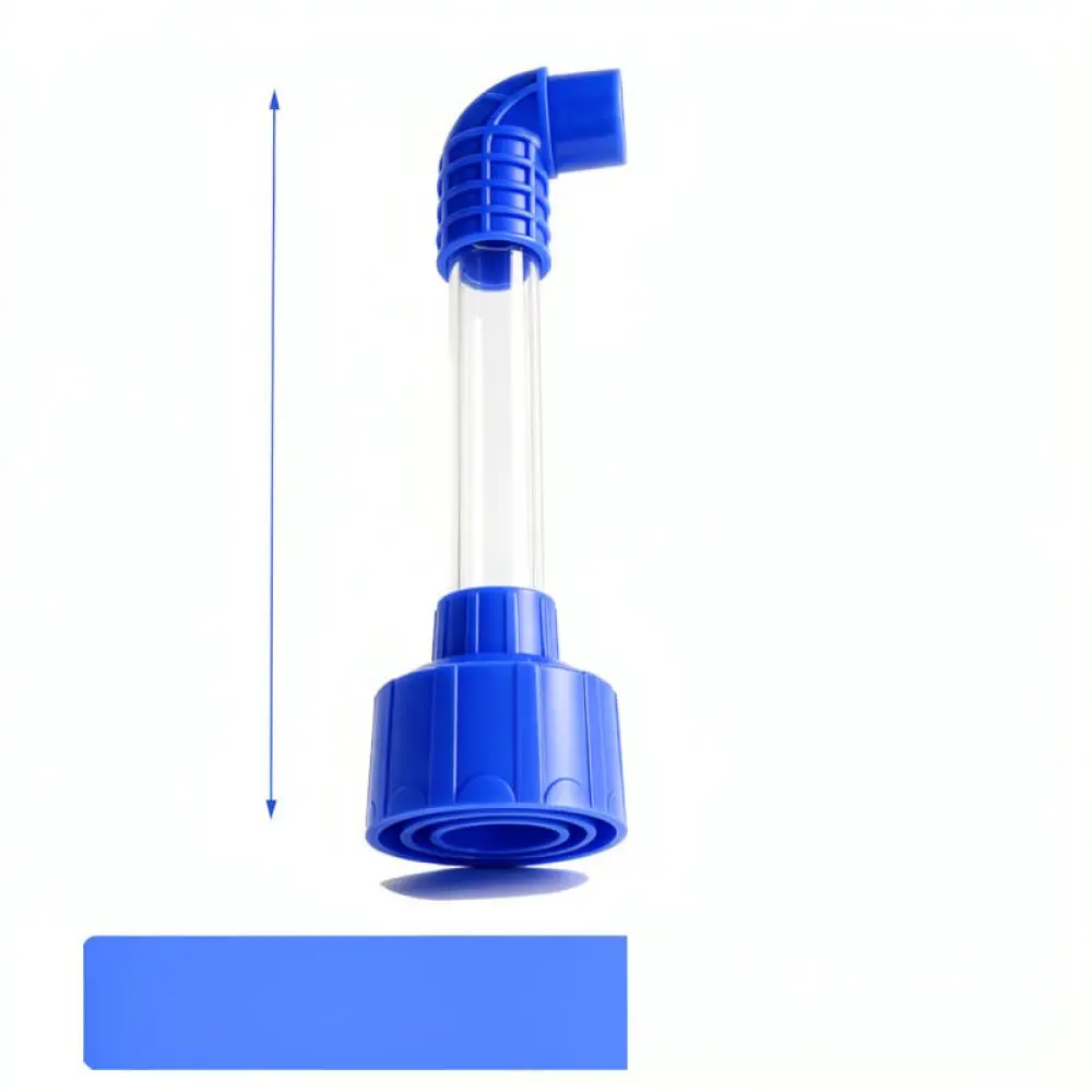 AC Condensate Drain Cleaner For JELIBO Vacuum Adapter Universal PVC Pipe Unclogger HVAC System Maintenance Hose Tool Blue