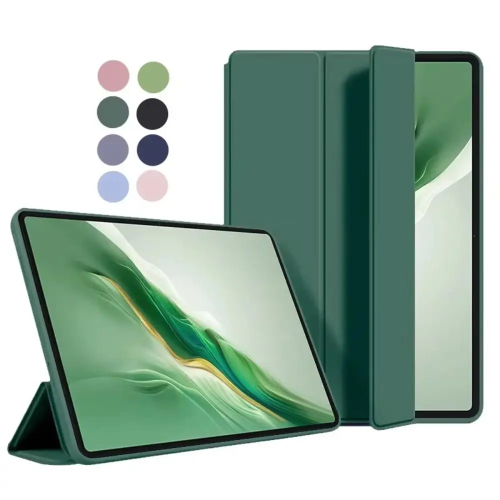 

Soft Silicone Flip Case for Honor MagicPad 2 12.3 2024 12.3 inch Stand Case