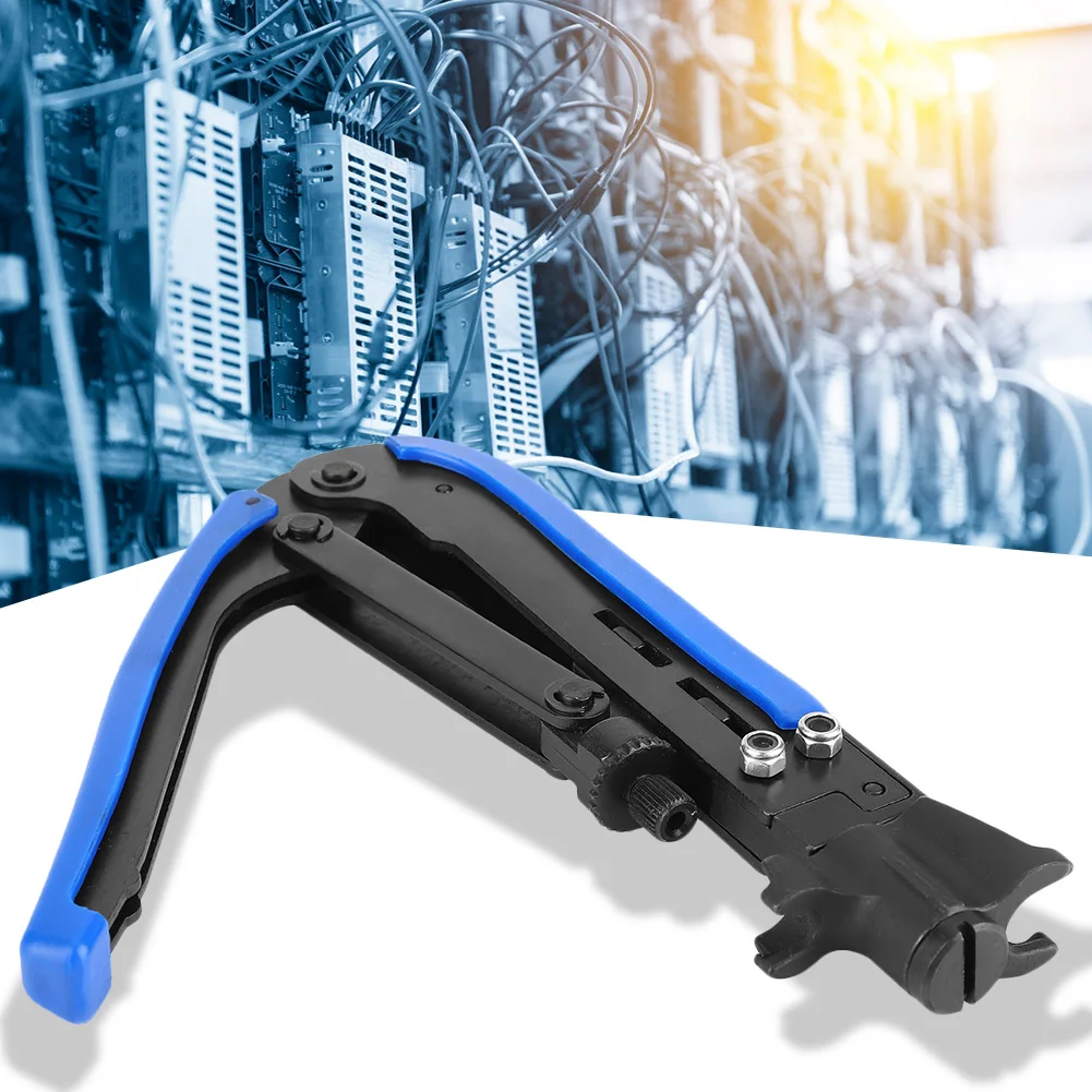 Terminals Crimper RG59/RG6 Coaxial Crimper Pliers Network Wire Cable Coax Compression Crimping Tool