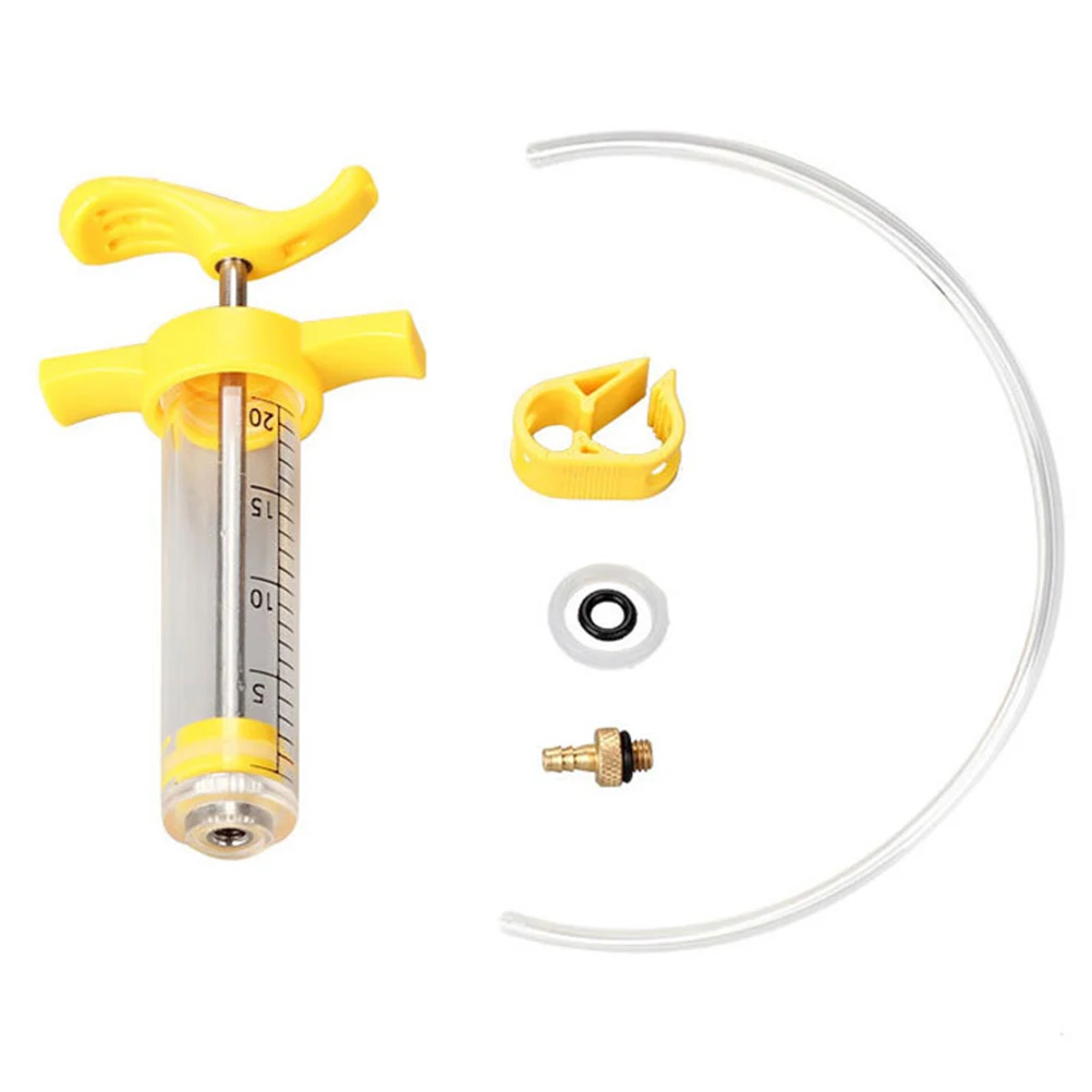 

Bike Disc Brake Oil Bleed Kit Portable Lightweight Hydraulic Tool Road Bike Brake Syringe Oil Stopper Hydraulic Tool