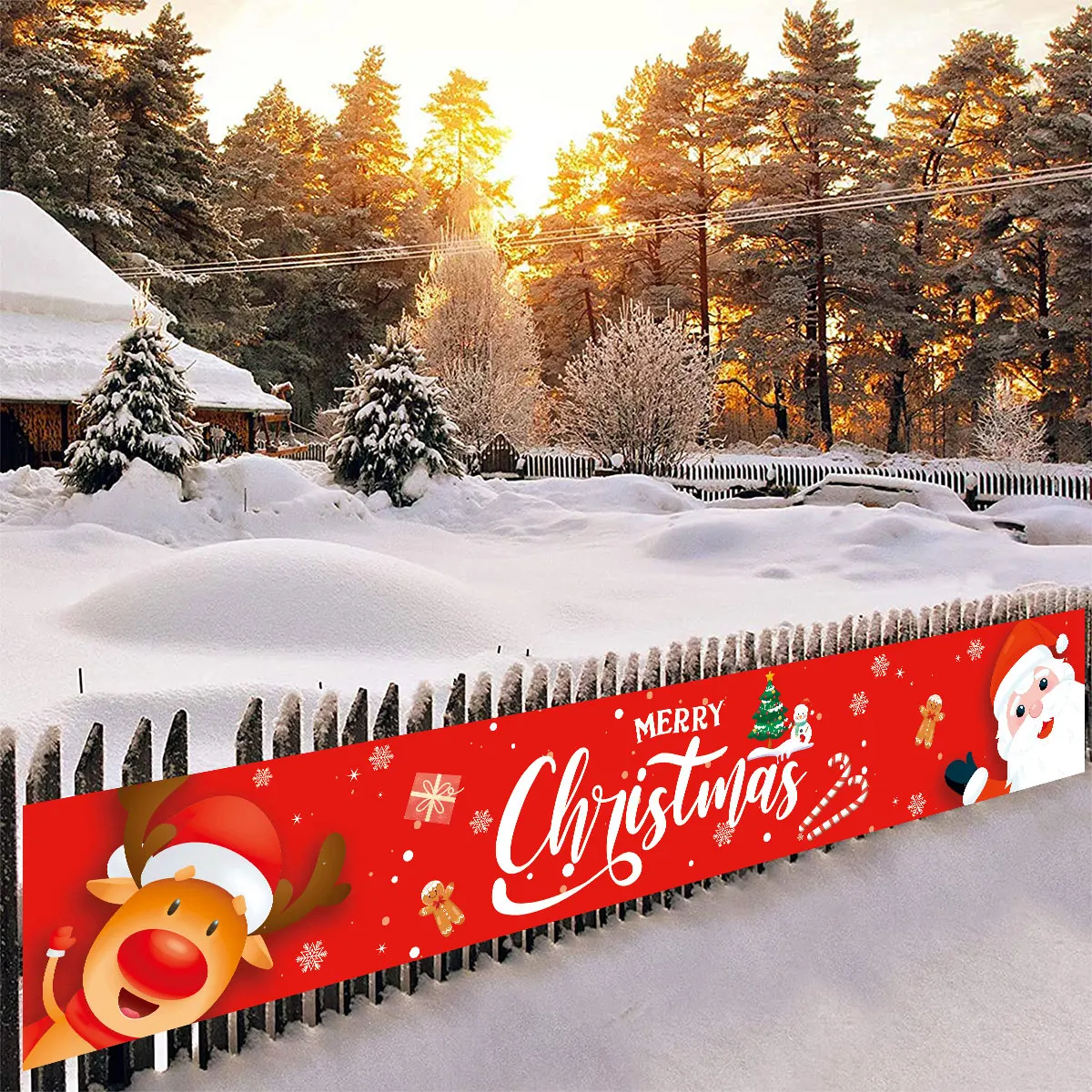 

Christmas Outdoor Banner Merry Christmas Decorations For Home 2023 Outdoor Decor Xmas Navidad Noel Natal Happy New Year 2024