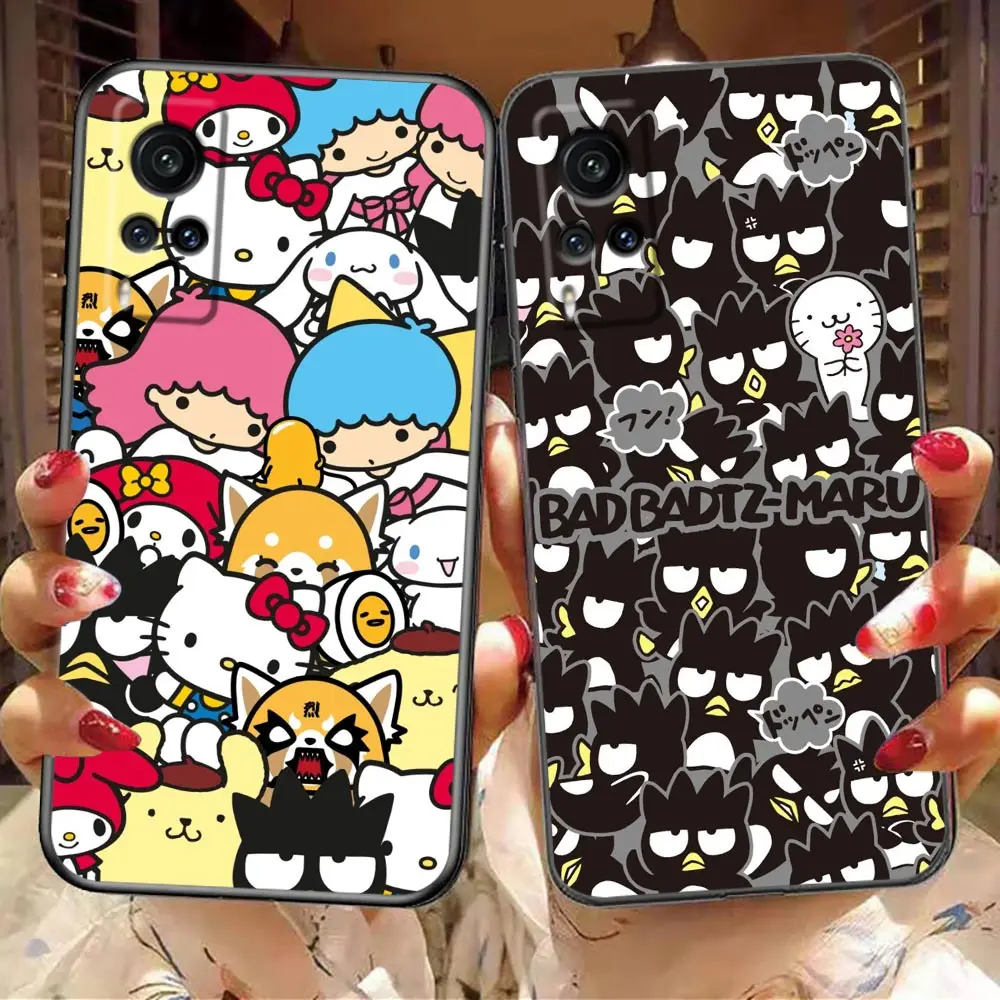 Cute Crow Cartoon B-Badtz Maru Phone Case For VIVO X90 X80 X70 X60 X50 X30 V29 V27 V25 V23 V23E V21 V21E V20 Case Funda Shell