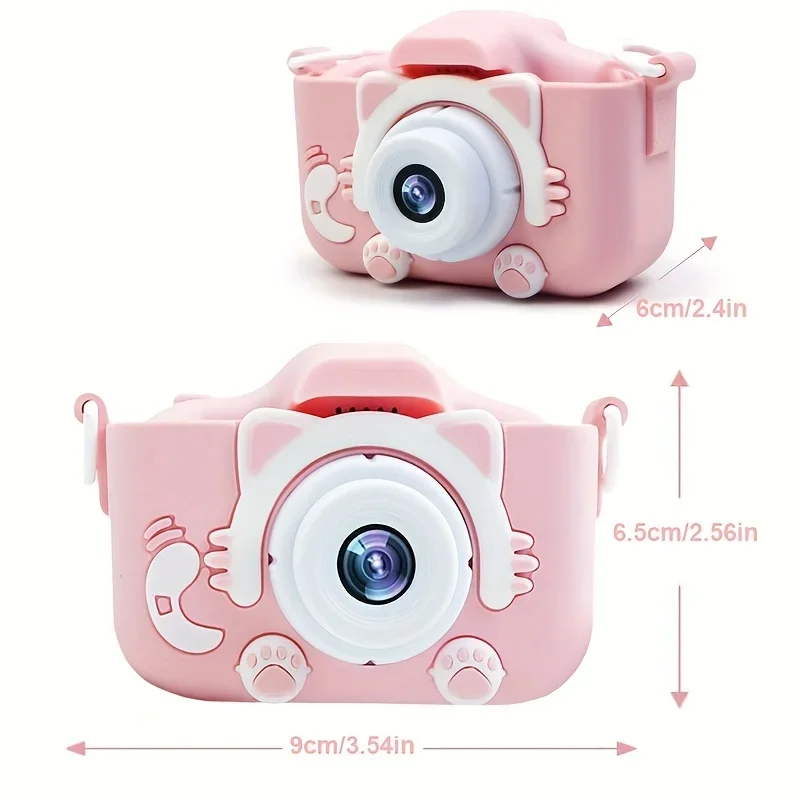 Upgrade Kids Camera X2 1080P Mini HD Digital Camcorder Outdoor Toys Photo Hobby Christmas Birthday Gift with Silicone Case