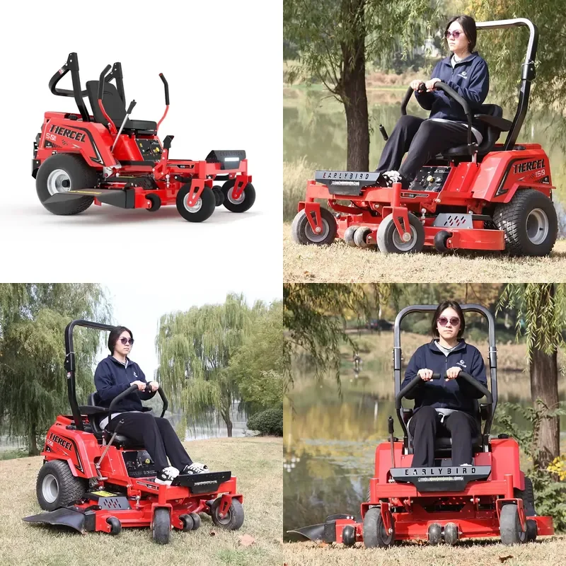 2026 CE Commercial Lawn Mowers Ride on Lawnmower Zero Turn Lawn Mower Riding for Orchard and Farm