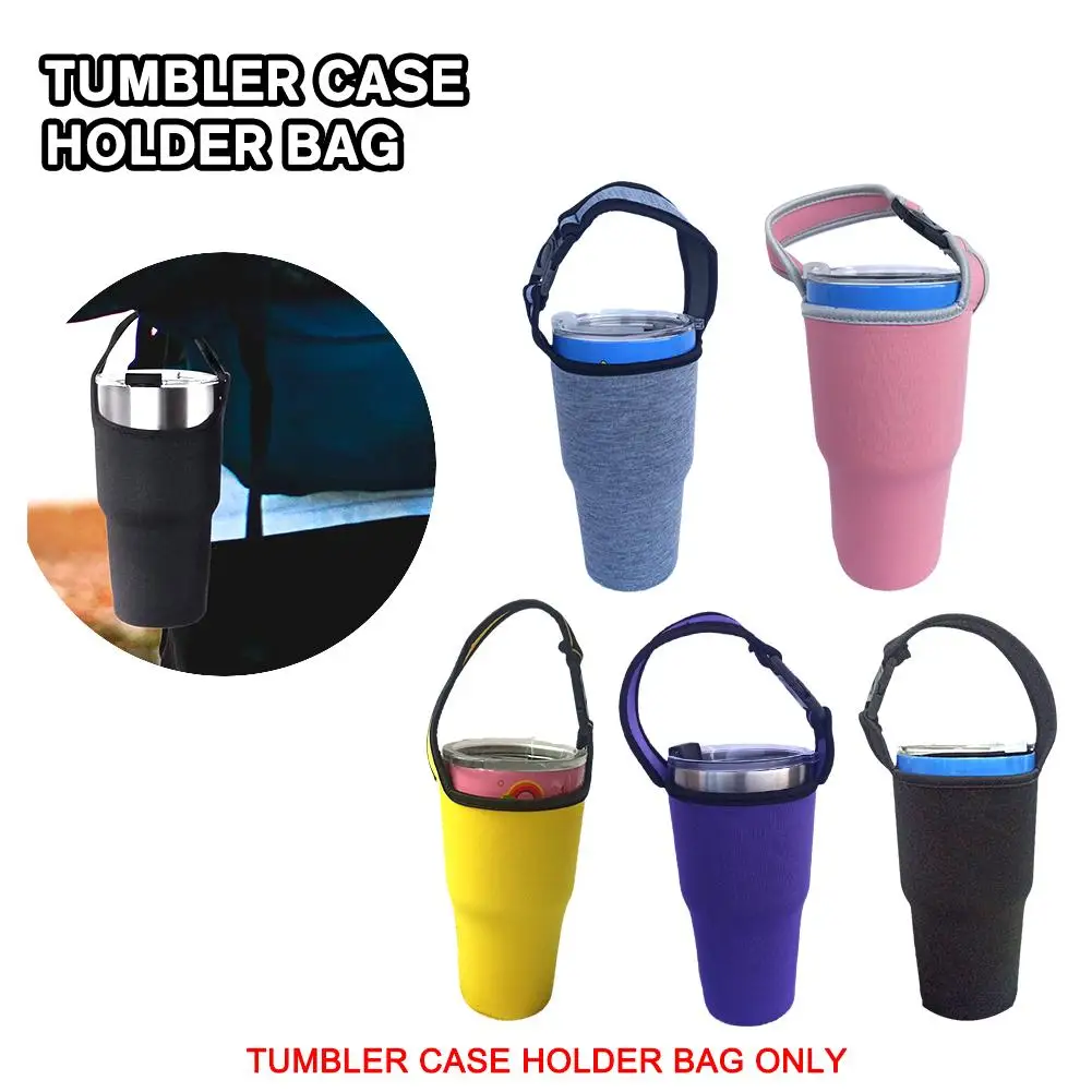 Tumbler Case Holder Bag para 30OZ Ice Bar Cup, Cup Cover, Portable Water Bottle Case, Sleeve, Outdoor Acessórios, V8D2