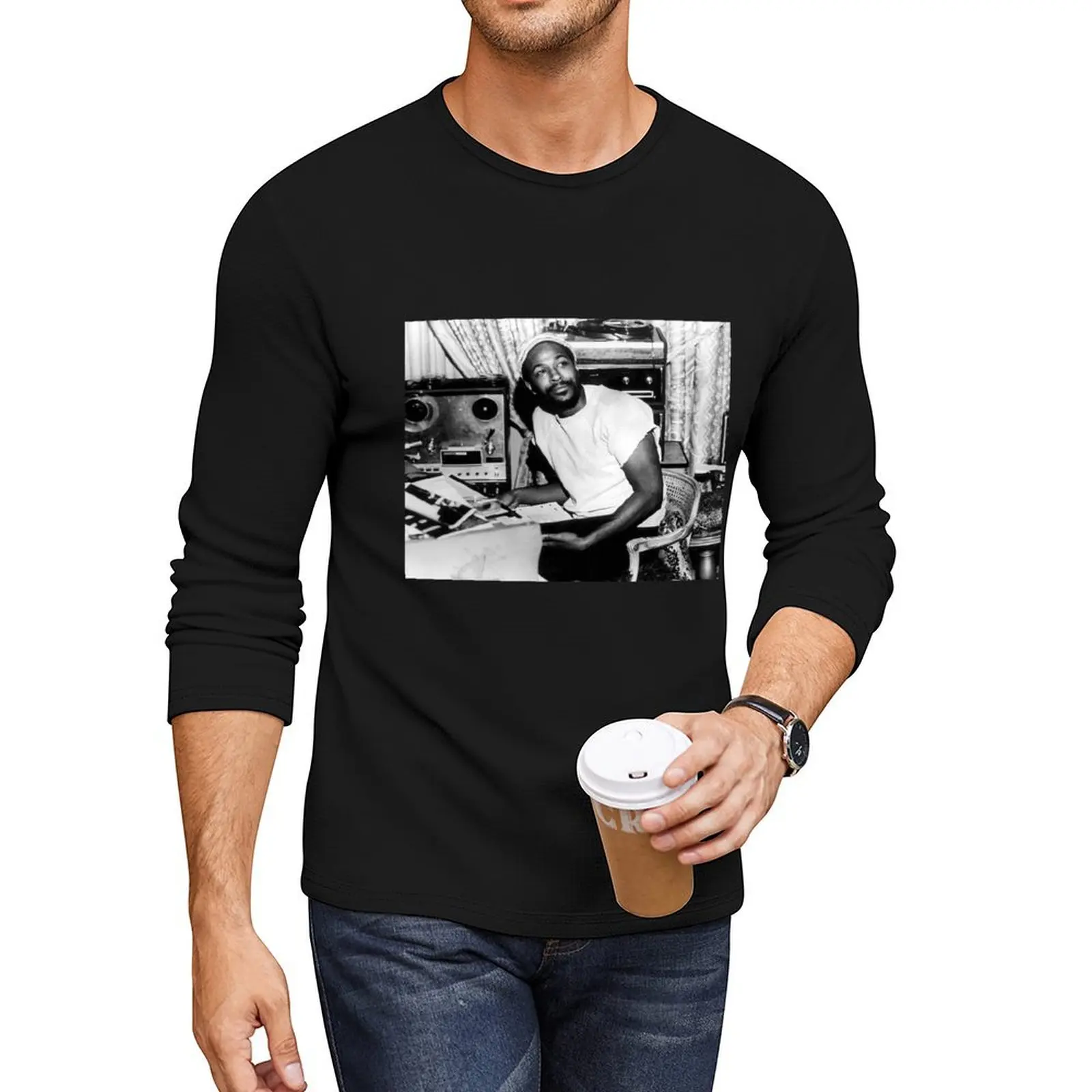 

MARVIN Long T-Shirt cute tops anime mens plain t shirts