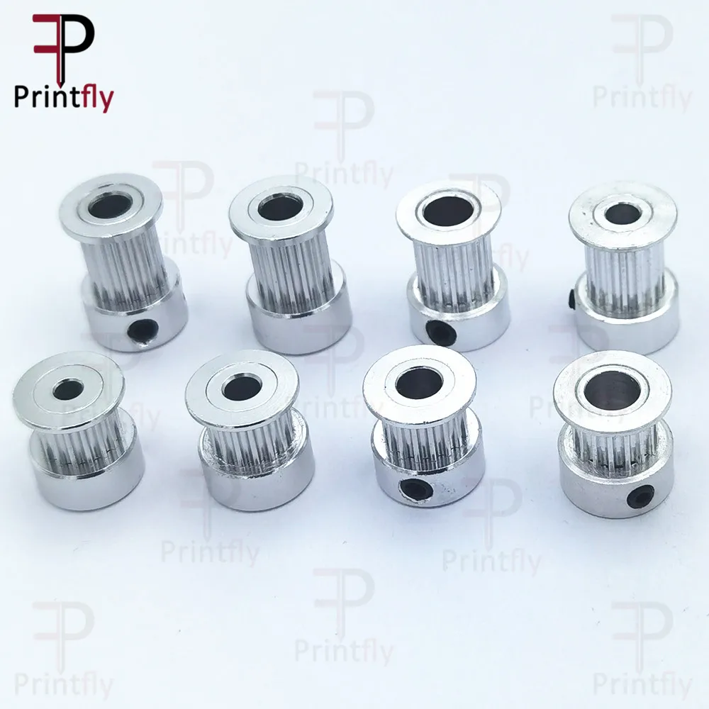 Printfly 2GT 16 dientes 2GT polea de distribución diámetro 4/5/6mm para GT2 correa síncrona abierta ancho 6mm/10mm pequeño contrabajo 16 dientes 16T