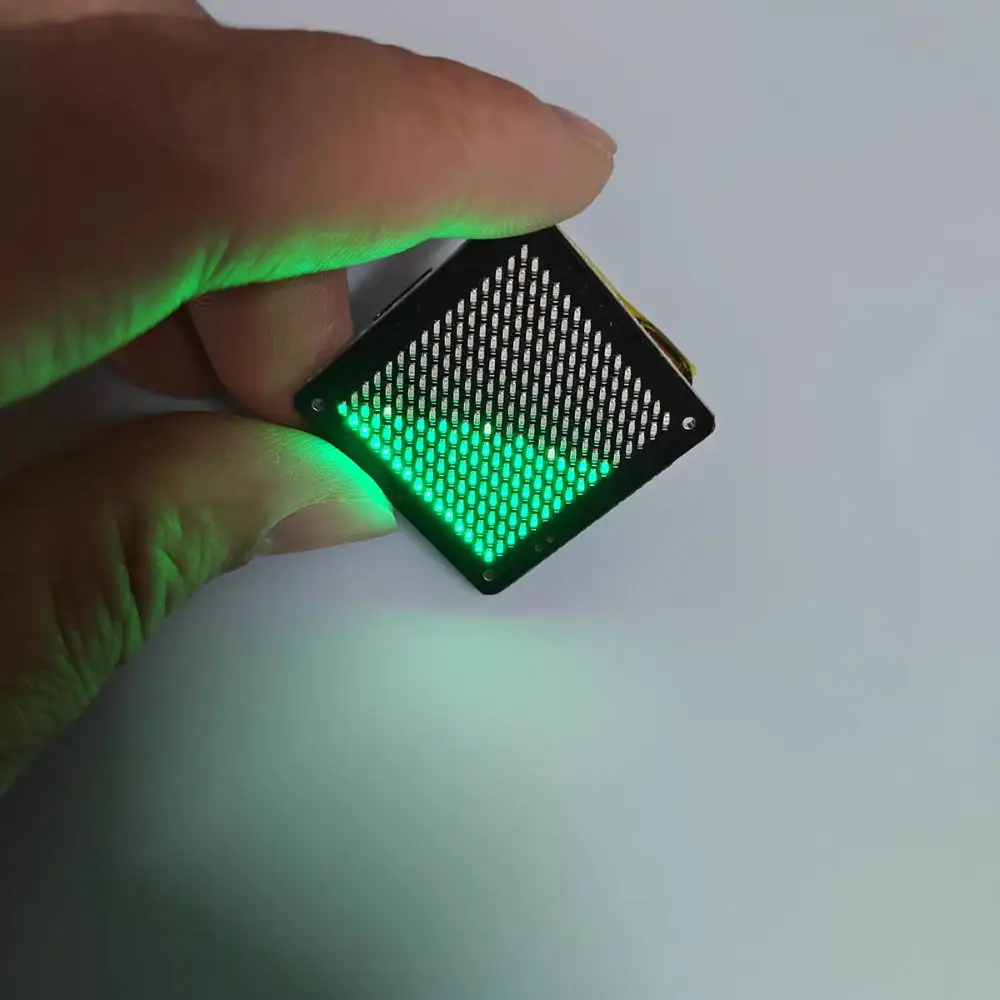 Creative LED Fluid Simulation Shake Control Funny Luminous Ornaments Green Light Mini Water Flow Shaking Lamp Home Decor