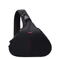 Bolso pequeño de viaje impermeable para cámara DSLR, bolsas de fotografía, bandolera triangular para cámara Digital Sony Nikon Canon