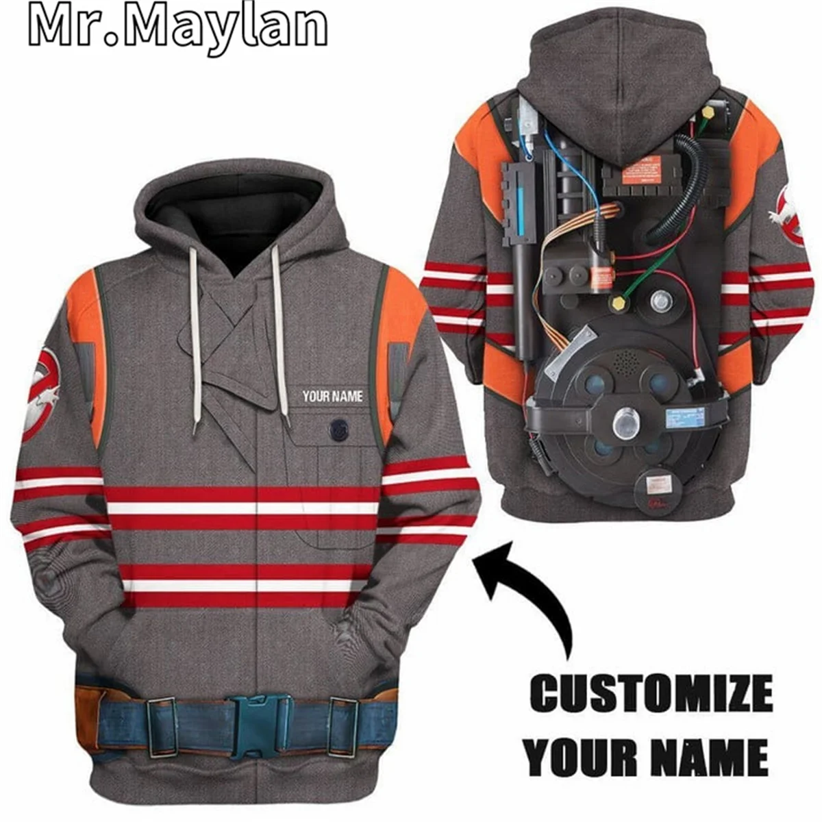 Cosplay 3D Full Printed GHOSTBUSTERS Jacket Men/women Hoodie Unisex Casual Boys Streetwear Sweatshirt Pullover Sudadera Hombre-1