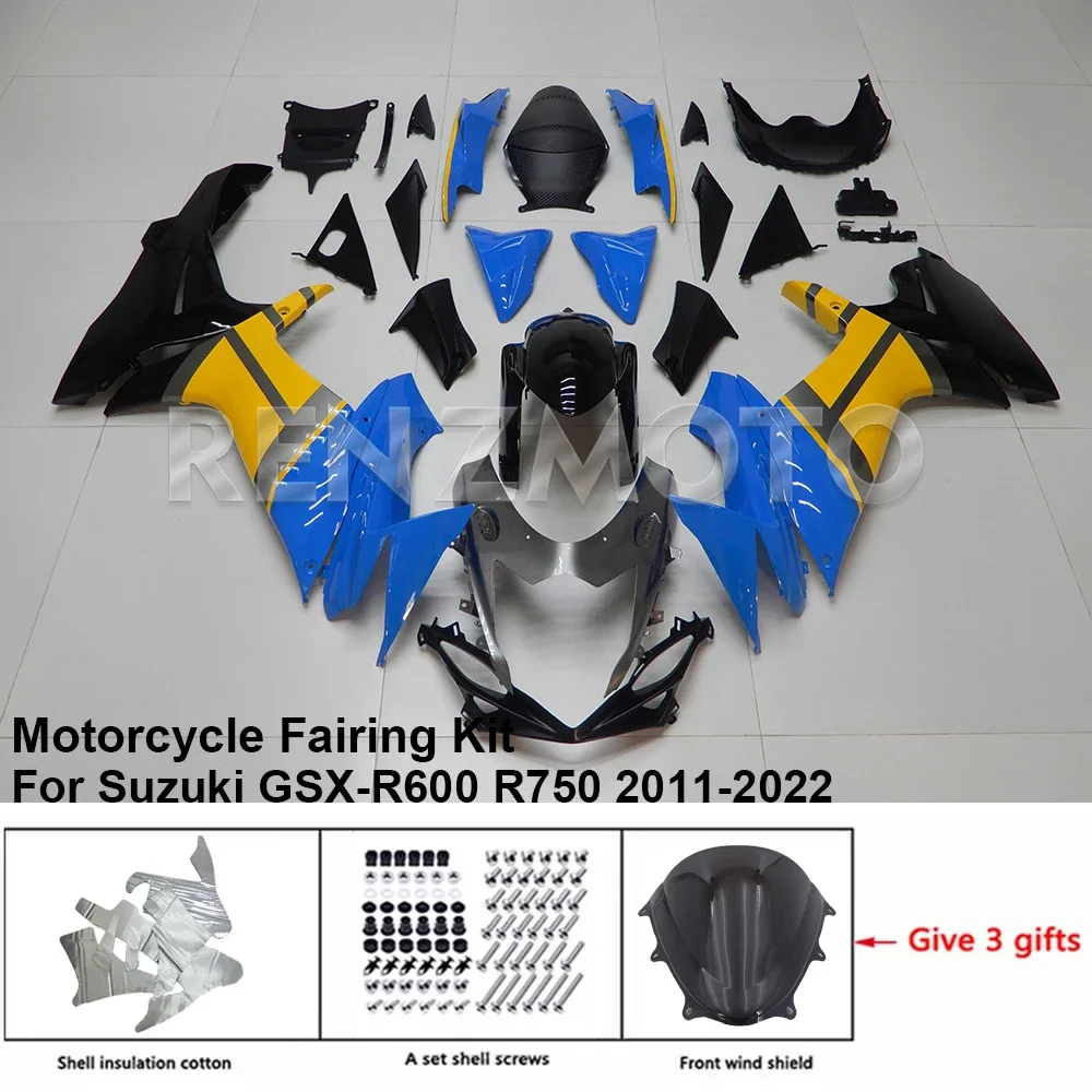 

For SUZUKI GSX-R600 R750 2011-2022 Fairing R/Z S6GR06 Motorcycle Set Body Kit decoration Plastic Guard Plate Accessories Shell