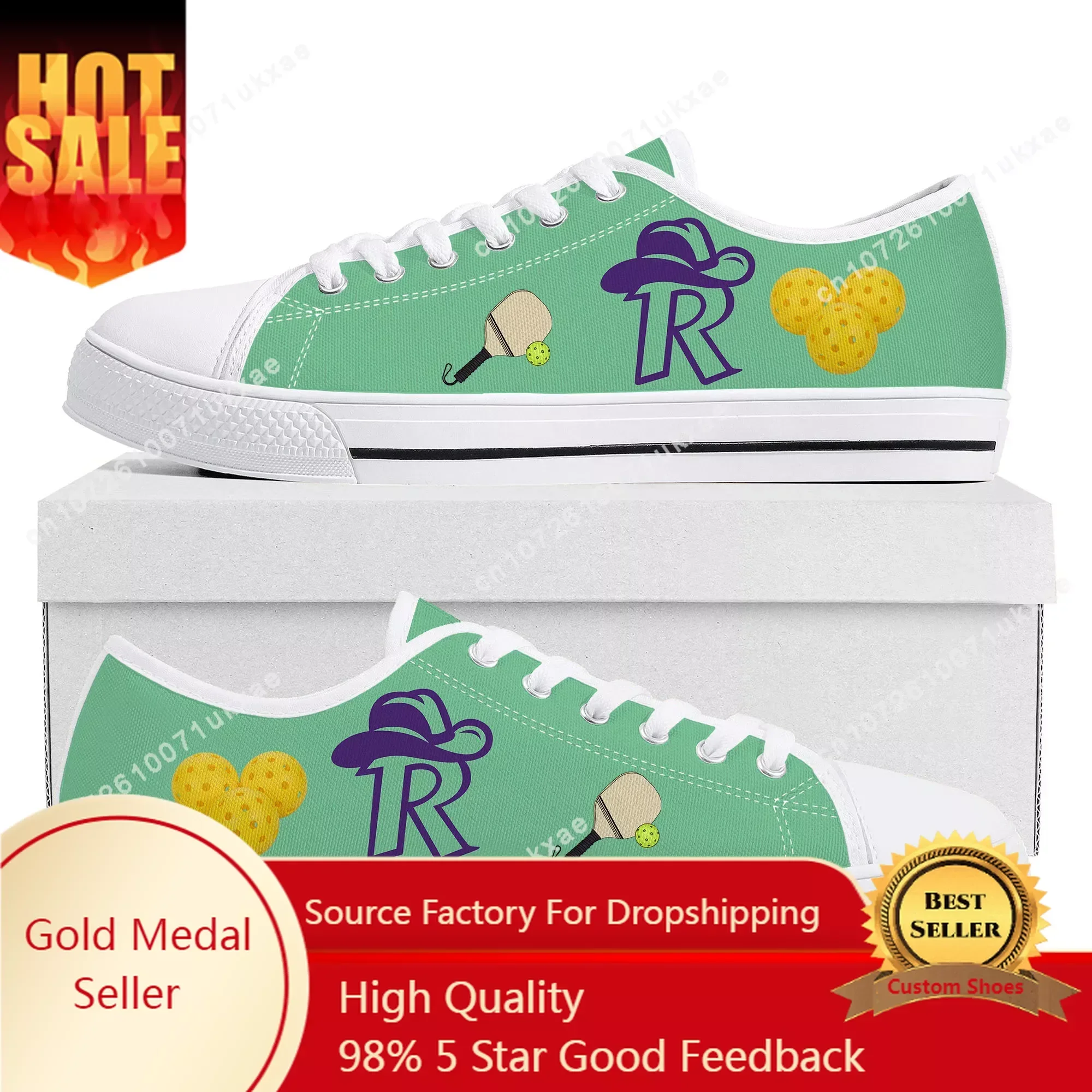 

TEXAS RANCHERS pickleball Low Top Sneakers Mens Womens Teenager Canvas High Quality Sneaker Casual Custom Made Shoes DIY Shoe