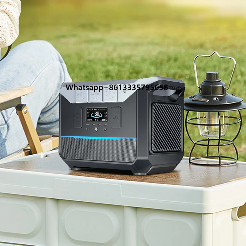 

Hot Sale 2000W Multi-function Portable Power Station Fast Charging Power Pack Outdoor Home Power Station