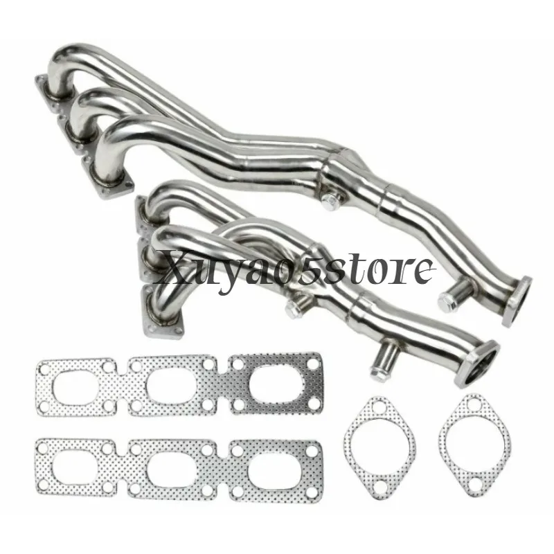 suitable for Stainless Steel Exhaust Manifold Header For BMW E46 E39 Z4 2.5L 2.8L L6 Tailpipe Corrosion-Resistant Steel