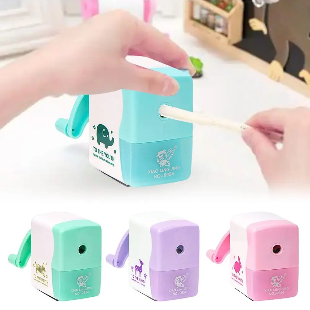 

Hand-cranked Pencil Sharpener Anti Sticking Lead Automatic Lead Feeding Pencil Cutter Student Pencil Sharpener