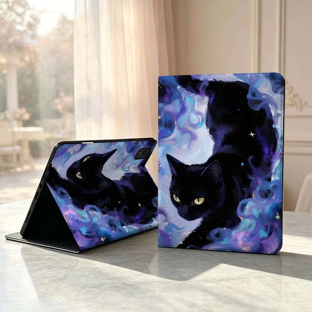 

Cartoon Black Cat Nebula Soft For Lenovo Xiaoxin Pad Pro Tab P12 P11 11 11.2 11.5 10.6 inch K10 M10 Plus Tablet Case