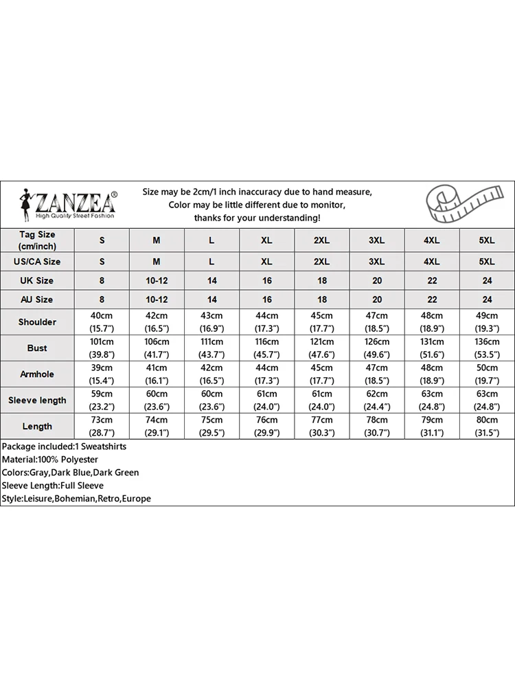 ZANZEA أنيقة عادية كم طويل هوديس بلايز المرأة 2025 الربيع المرقعة العمل بلوزة أنيقة الخريف بلوزات فضفاضة البلوز