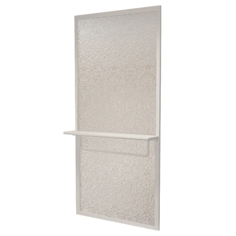 

Cream Style Half Wall Subareas Screens Stainless Steel Wrought Iron Wet and Dry Area Towel Rack Customized