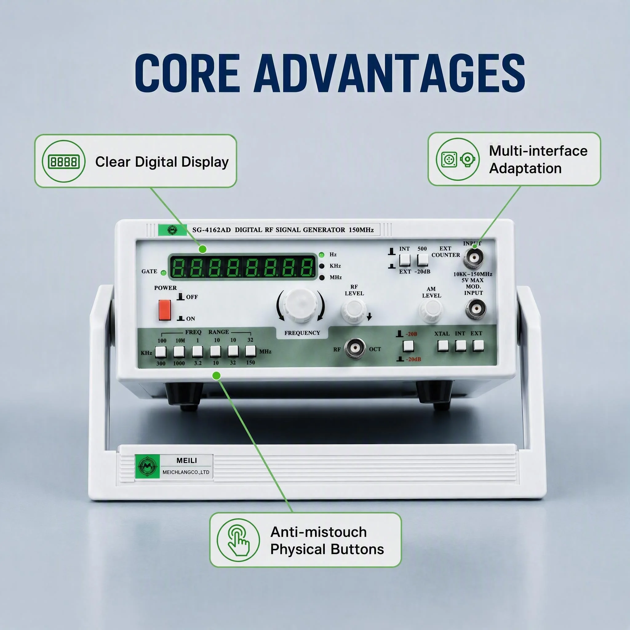 100kHz-150MHz Digital high frequency signal generator