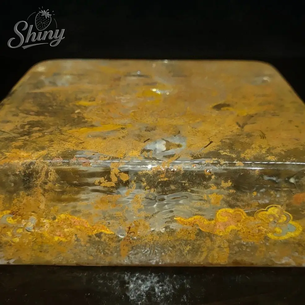 الصينية البوذية التبتية كريستال الطوب منحوتة الوحوش الميمونة ، كيلين ، تماثيل التنين منضدية ديكورات المنزل حلية