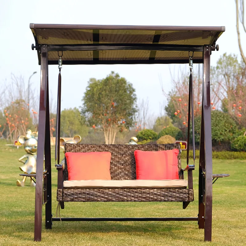 Outdoor Hanging Basket, Hanging Chair Swing Chair Outdoor Courtyard Garden Balcony Household Double Rocking Chair Indoor Interne