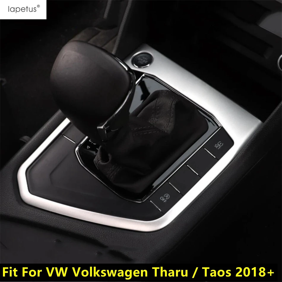 

Central Control Gear Shift Panel Multimedia Knob Button Cover Trim Metal Accessories For VW Volkswagen Tharu / Taos 2018 - 2023