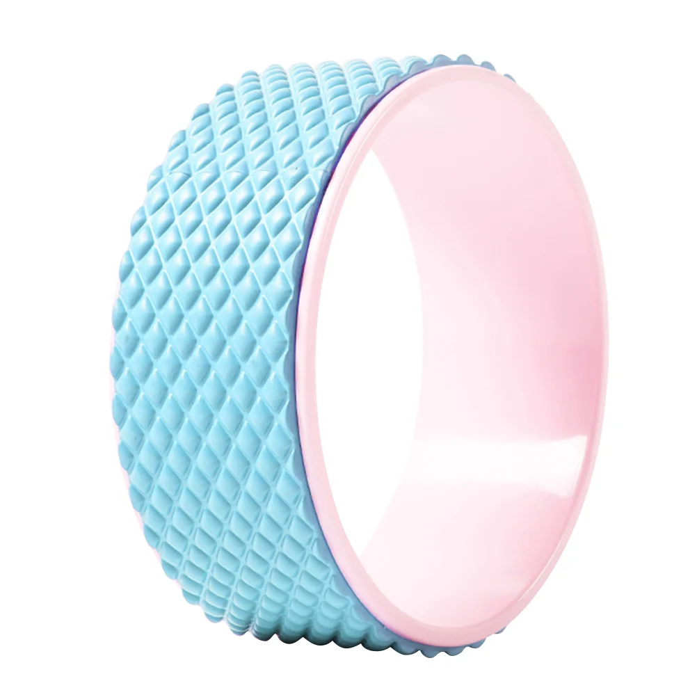 Roue de Yoga, artefact de courbure, bleu, Durable, Pilates, Fitness, rouleau, forme de taille, outil d'entraînement, poitrine, épaule, étirement