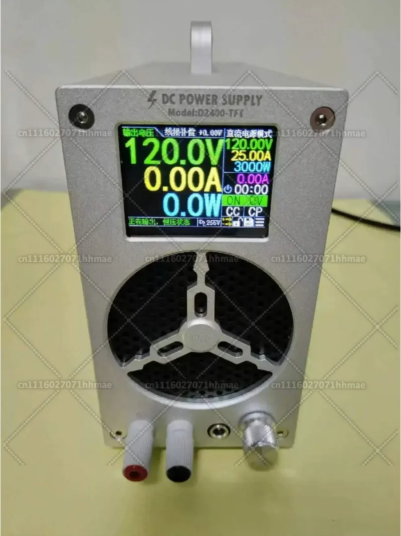 ZXD2400 V4.3 0-120V 25A 3000W Adjustable DC Power Supply, Refurbished Lab Bench PSU & Fast Charger for Lithium Battery