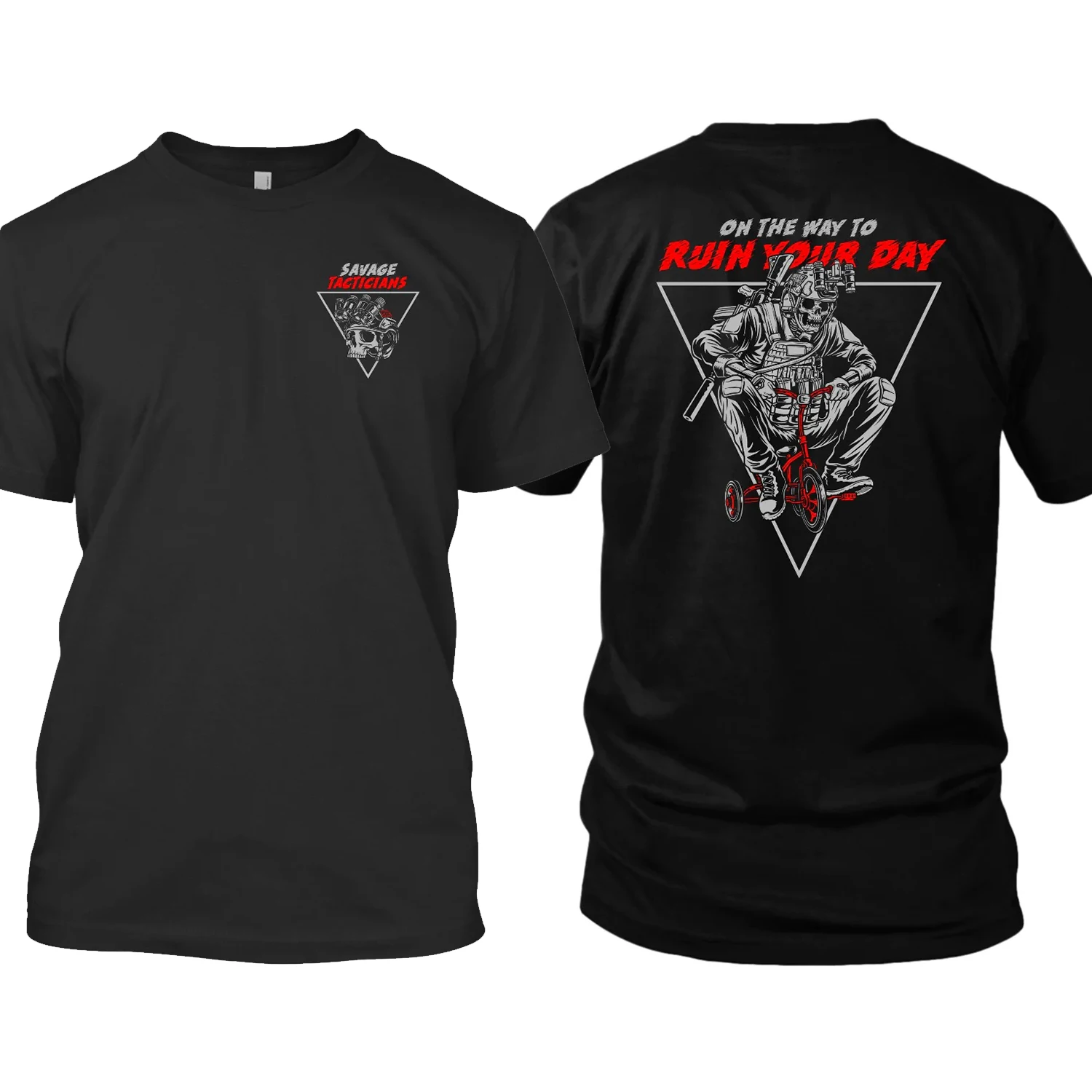 Men Clothes Oversize Tactical T-Shirts Streetwear 100% Cotton Loose Tops Breathable Casual Tee Military Enthusiast