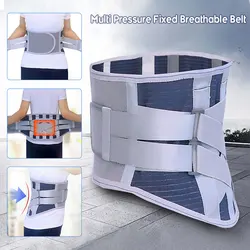 Double Pull Back Lumbar Support Belt Waist Orthopedic Corset Men Women Spine Decompression Waist Trainer Brace Back Pain Relief