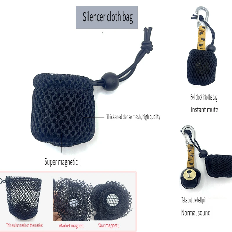 屋外カラビナベアベルキャンプハイキングバックパックぶら下げバックルアドベンチャー警告ベルサイレンサーバッグ