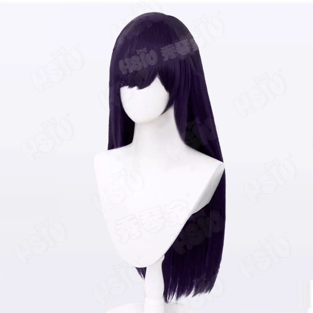 Anime Mato Seihei No Slave Yamashiro Ren Cosplay Wig black purple Long hair Game cosplay Wig anime cosplay Wig