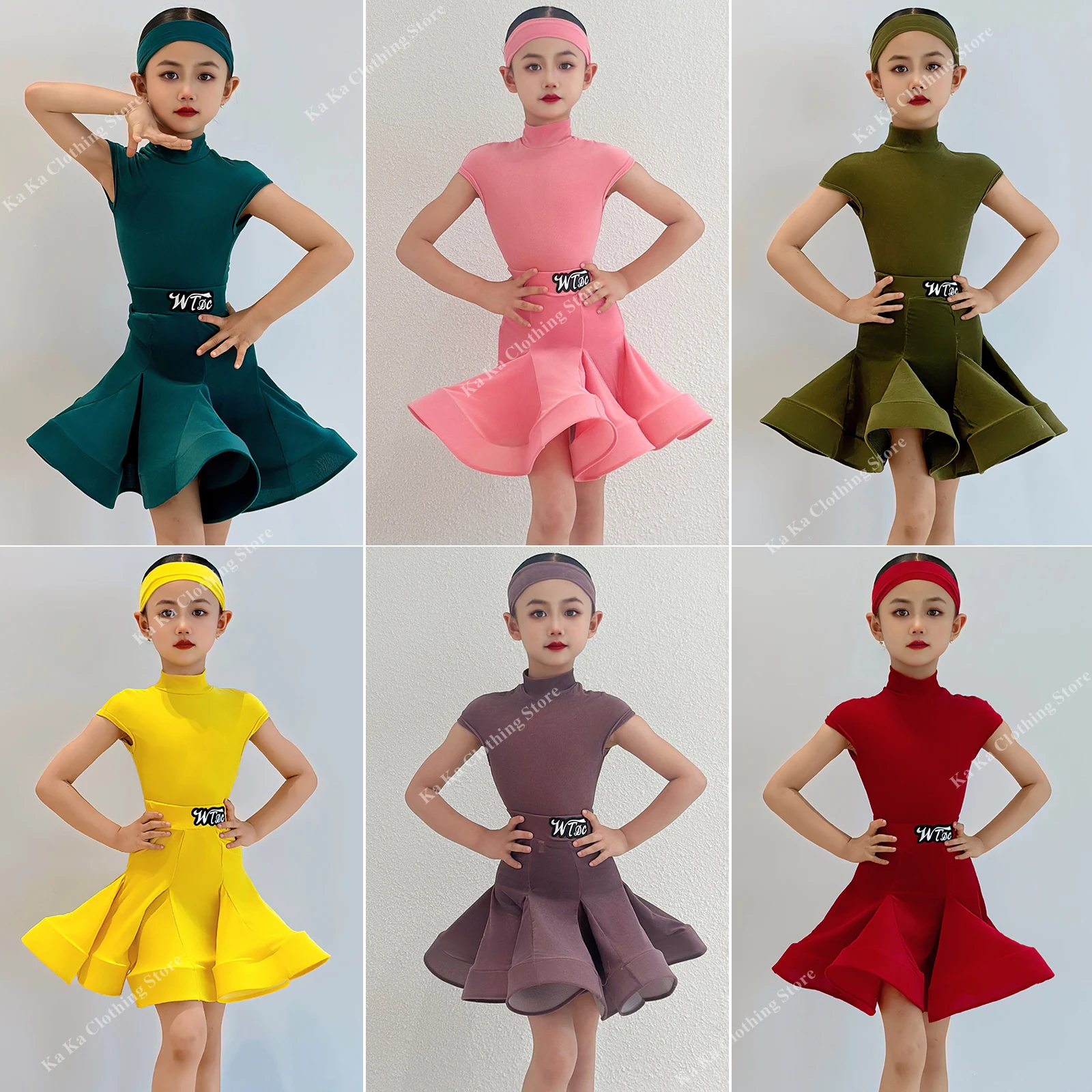 

Платье для латинских танцев Tango Rumba, танцевальные платья для девочек, самбы, сальсы, детское бальное платье для соревнований, стандартное платье для латинских танцев