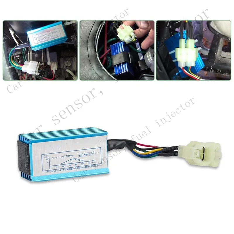 Q+ For ATV dirt bike CG 125cc 150cc 200cc AC CDI Spark Plug 6pin Ignition Coil
