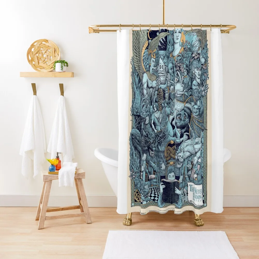 

The Never Ending Story Poster Goodies - The Never Ending Story Shower Curtain Bathroom Accessorys Elegant Bathroom Curtain