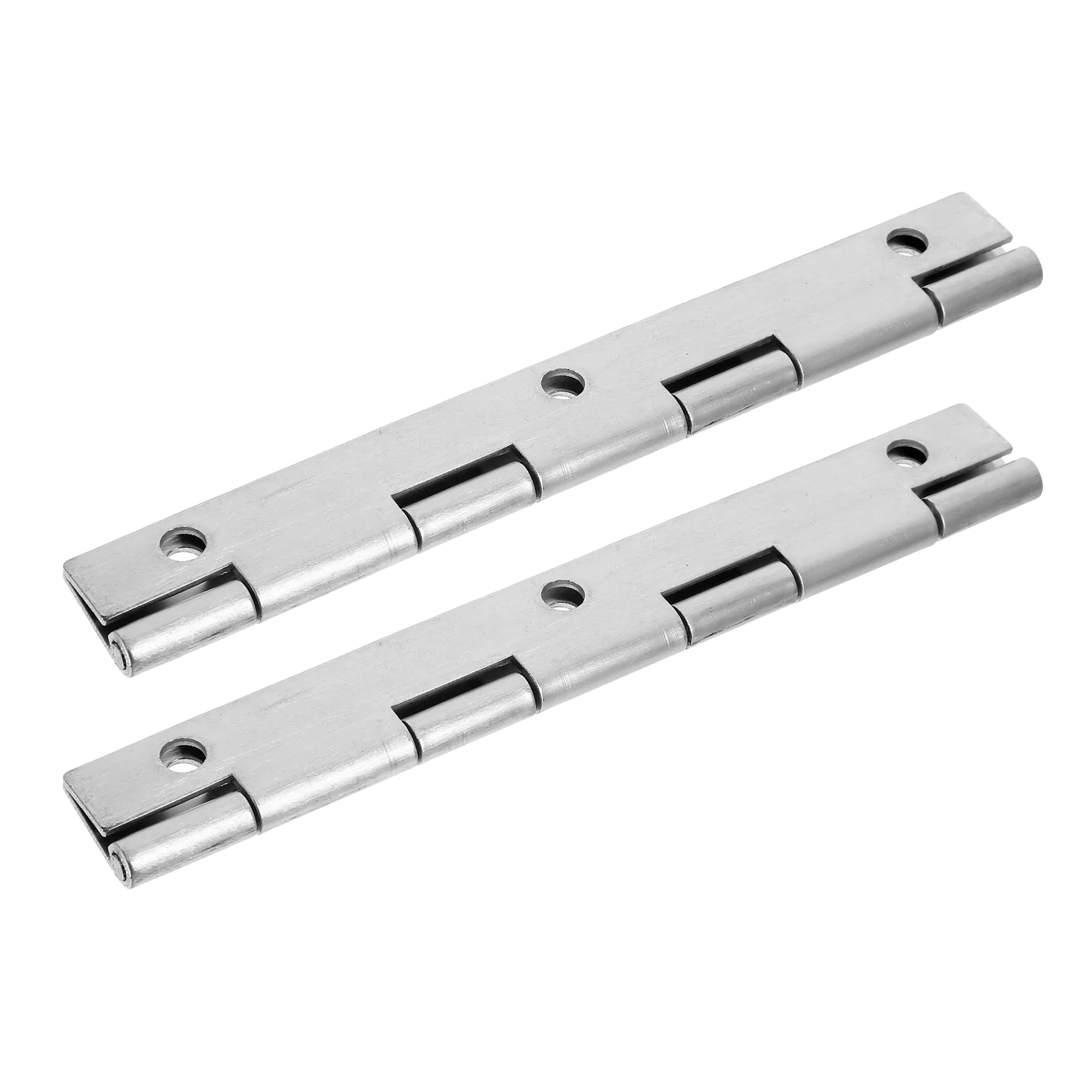 

2pcs Piano Hinges Stainless Steel Hinges Heavy Duty Continuous Hinges Cabinet Hardware hinges for wooden box