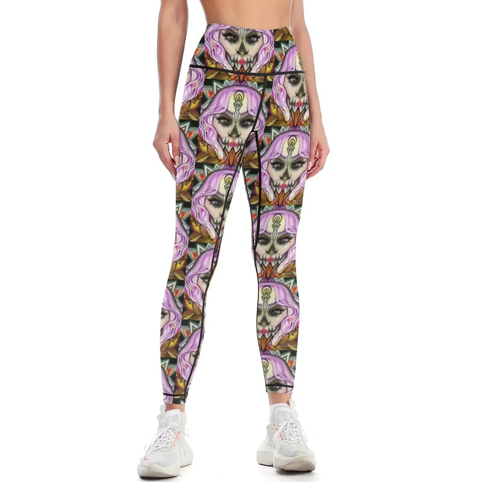 

Skull Goddess Leggings Training pants Women's sports for physical Sports pants for Womens Leggings