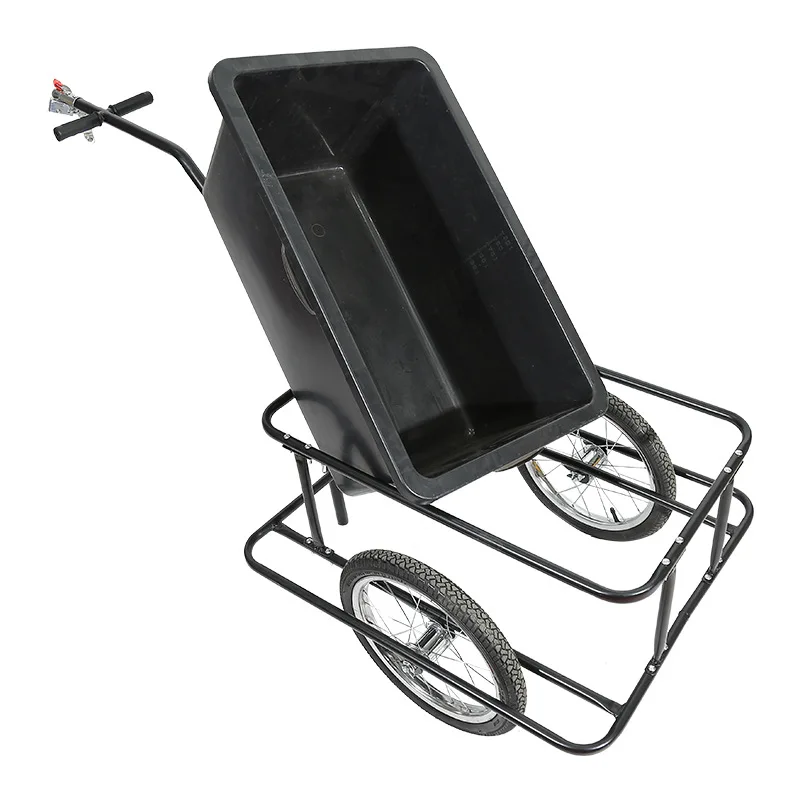 Outdoor trailer with detachable basket for bicycle joint bucket Bicycle Bags & Panniers