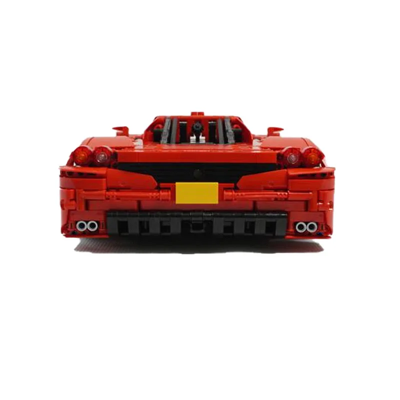 Bloques de construcción de supercoche para niños, juguete de ladrillos para armar supercoche clásico de carreras, escala 1:10, MOC-82788 8653, ideal para regalo de cumpleaños y Navidad, DIY, 2593