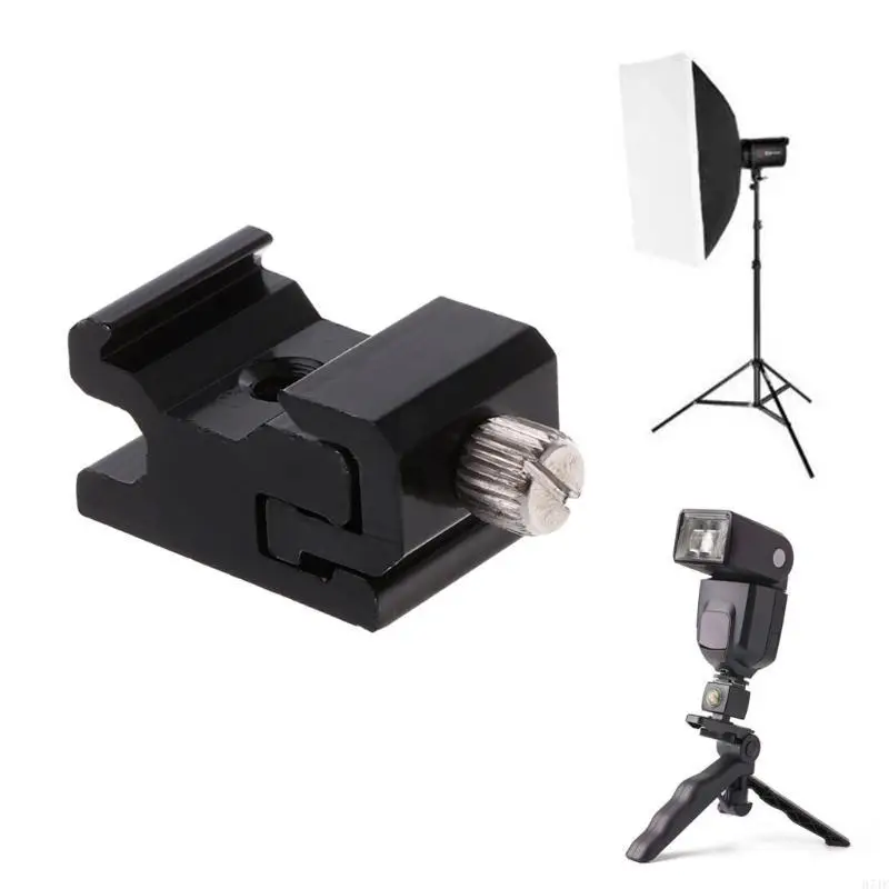 H7JF Hot Shoe Flash Crackte Cracket Stand Mount Mount Adapter Trigger Holder Accomances Accoman