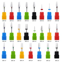 Ceramic Nail Drill Bits Electric Drill Machine Nail Cutter Bits Nails Accessories Tools For Manicure Pedicure Tools